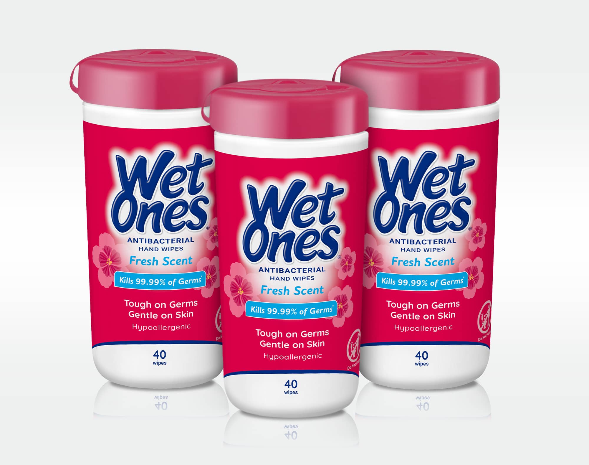 Wet Ones® Antibacterial Hand Wipes Canister - Fresh Scent Pack