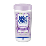 Wet Ones Antibacterial Hand Wipes Canister - Moisturizing Lavender Pack