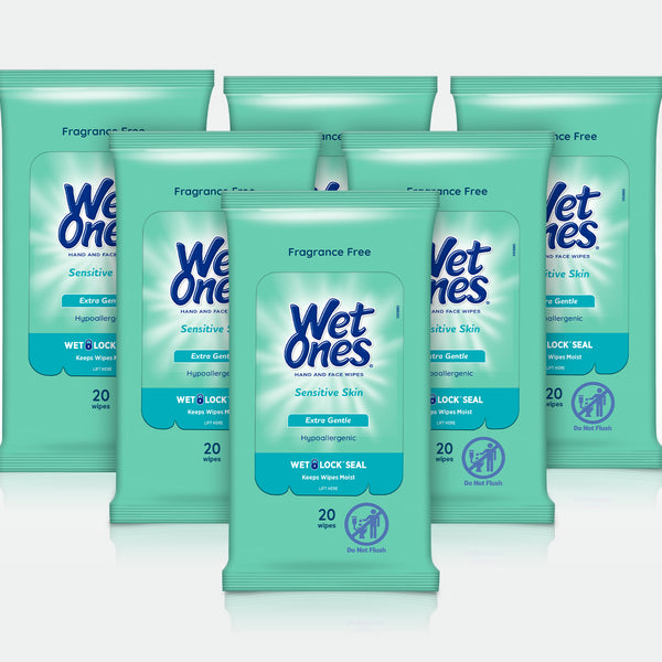 Wet Ones Extra Gentle Hand Wipes - 20 count