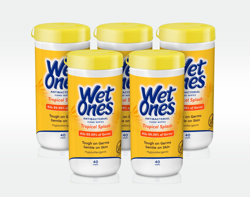 Wet Ones® Antibacterial Hand Wipes Canister - Tropical Splash Pack
