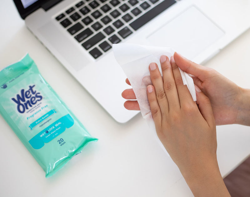 Wet Ones Sensitive Skin Extra Gentle Hand Wipes, 40 ct - Fry's