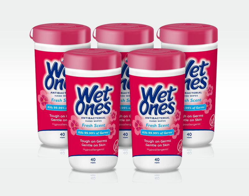Wet Ones® Antibacterial Hand Wipes Canister - Fresh Scent Pack – Wet Ones US