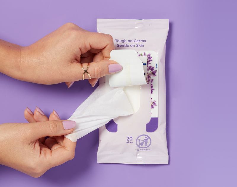 Wet Ones Lavender Wipes Travel Packs Wet Ones US