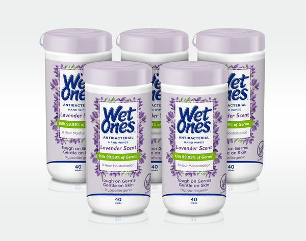 WET ONES ANTIBAC CANISTER FRESH SCENT 40CT