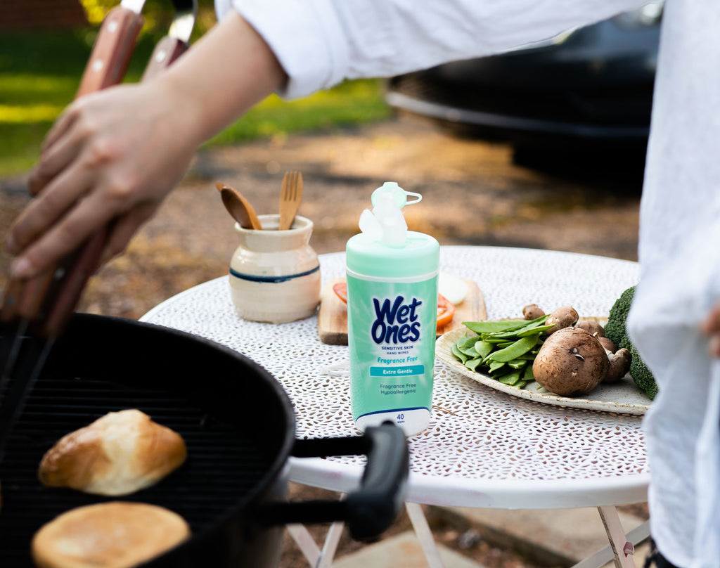Wet Ones Sensitive Skin Hand Face Wipes Canister Fragrance